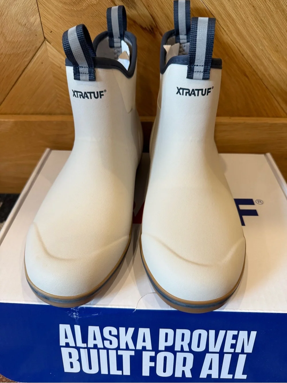 XTRATUF Men’s White Deck Ankle Boots